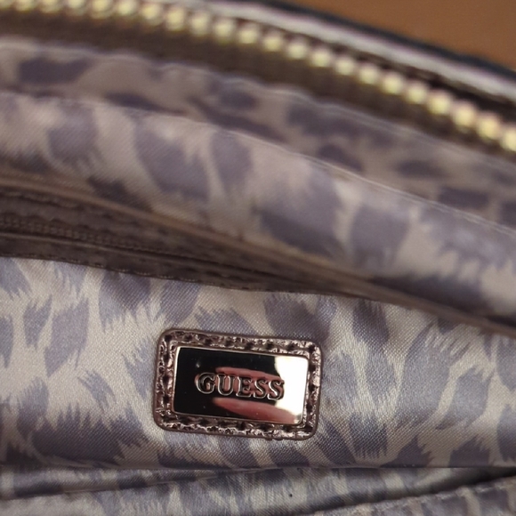 GUESS Black and Gold Women's Bag - Picture 5 of 13